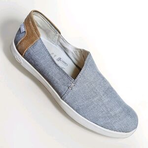 Chaco Ionia Gray Canvas Slip On Comfort Sneaker Women's Size US 9.5 / EU 40.5